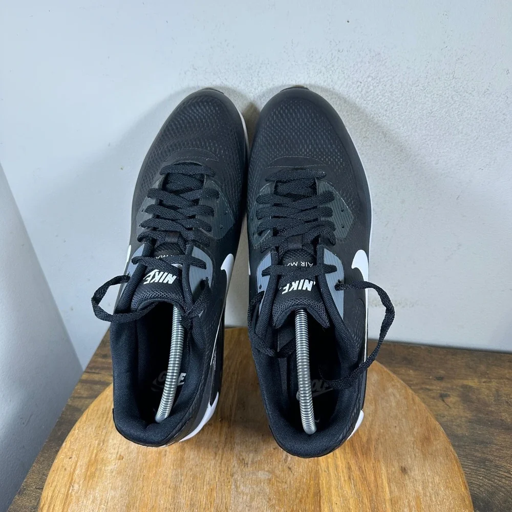 Nike Air Max 90 G Golf Shoes Black White CU9978-002 Mens Size 13 Sneakers